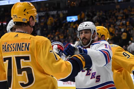 NHL: New York Rangers at Nashville Predators
