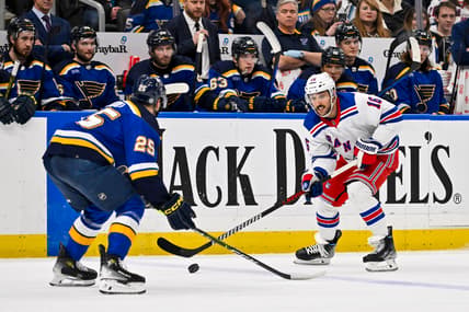 NHL: New York Rangers at St. Louis Blues
