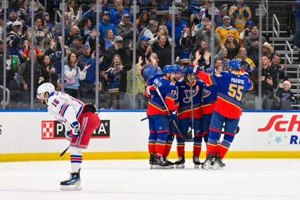 NHL: New York Rangers at St. Louis Blues