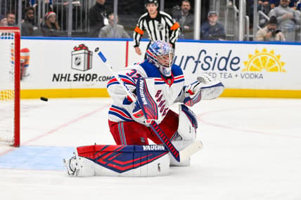 NHL: New York Rangers at St. Louis Blues