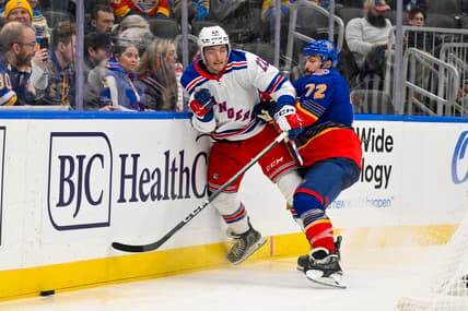 NHL: New York Rangers at St. Louis Blues
