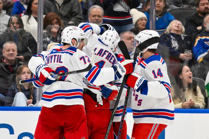 NHL: New York Rangers at St. Louis Blues