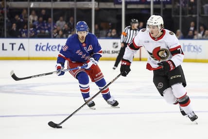 NHL: Ottawa Senators at New York Rangers