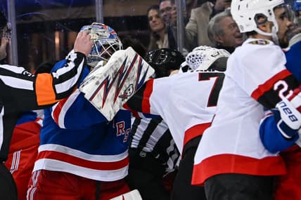 NHL: Ottawa Senators at New York Rangers