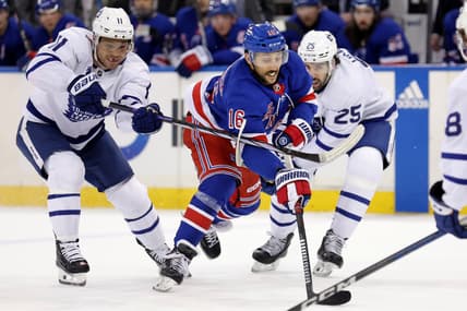 NHL: Toronto Maple Leafs at New York Rangers