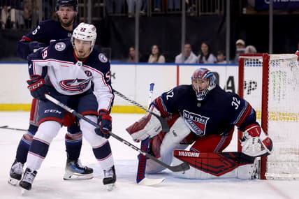 NHL: Columbus Blue Jackets at New York Rangers