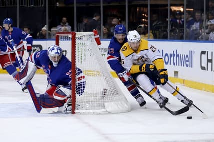 NHL: Nashville Predators at New York Rangers
