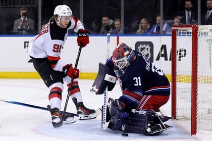 NHL: New Jersey Devils at New York Rangers
