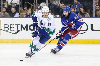 NHL: Vancouver Canucks at New York Rangers