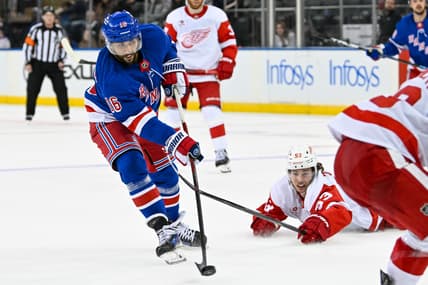 NHL: Detroit Red Wings at New York Rangers