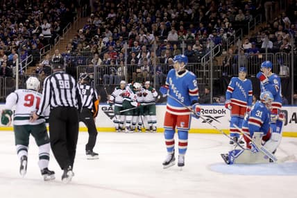 NHL: Minnesota Wild at New York Rangers