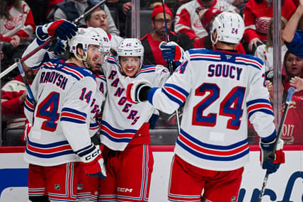NHL: New York Rangers at Detroit Red Wings