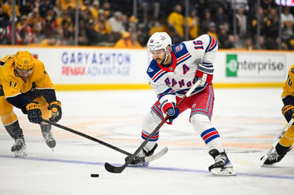 NHL: New York Rangers at Nashville Predators