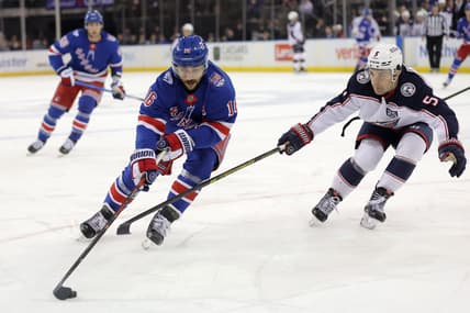 NHL: Columbus Blue Jackets at New York Rangers