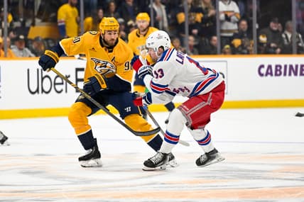 NHL: New York Rangers at Nashville Predators