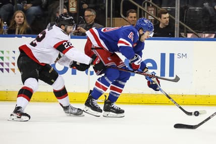 NHL: Ottawa Senators at New York Rangers