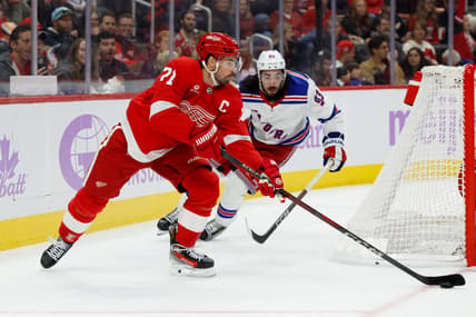 NHL: New York Rangers at Detroit Red Wings