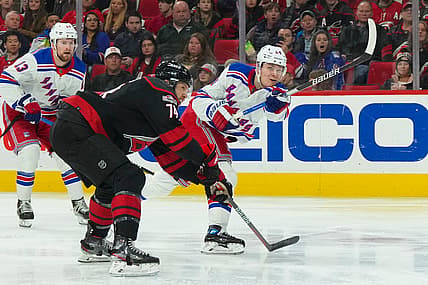 NHL: New York Rangers at Carolina Hurricanes