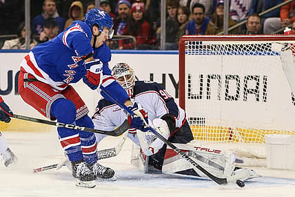 NHL: Columbus Blue Jackets at New York Rangers
