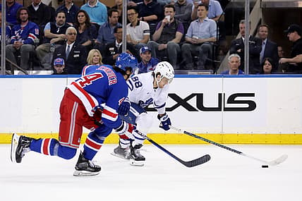 NHL: Toronto Maple Leafs at New York Rangers