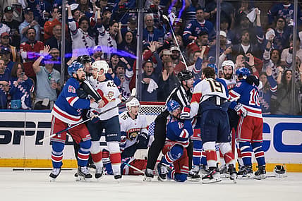 NHL: Stanley Cup Playoffs-Florida Panthers at New York Rangers