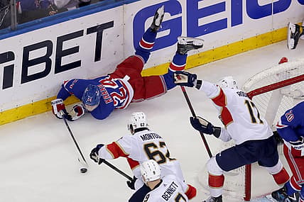 NHL: Stanley Cup Playoffs-Florida Panthers at New York Rangers