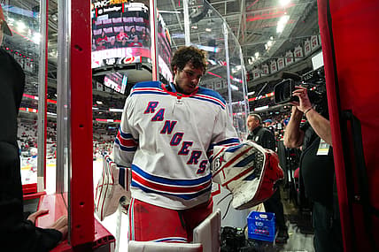 NHL: Stanley Cup Playoffs-New York Rangers at Carolina Hurricanes