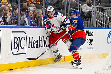 NHL: New York Rangers at St. Louis Blues
