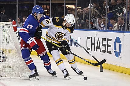 NHL: Boston Bruins at New York Rangers