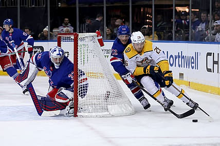 NHL: Nashville Predators at New York Rangers