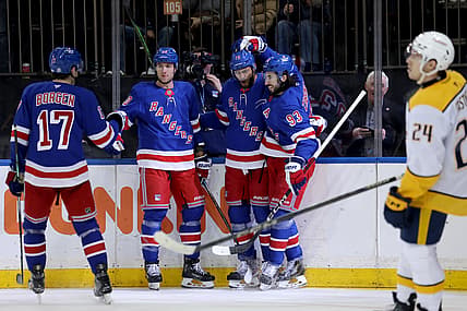 NHL: Nashville Predators at New York Rangers