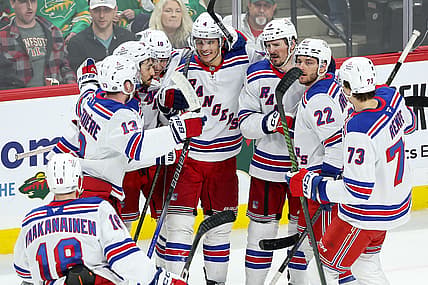 NHL: New York Rangers at Minnesota Wild