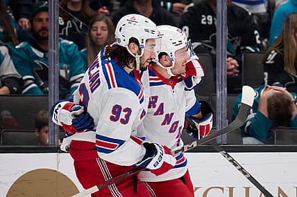 NHL: New York Rangers at San Jose Sharks