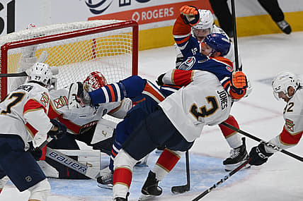 NHL: Stanley Cup Final-Florida Panthers at Edmonton Oilers
