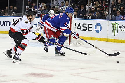 NHL: Ottawa Senators at New York Rangers