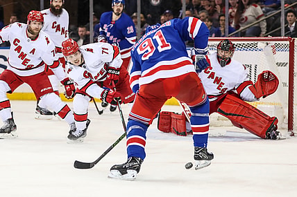 NHL: Carolina Hurricanes at New York Rangers