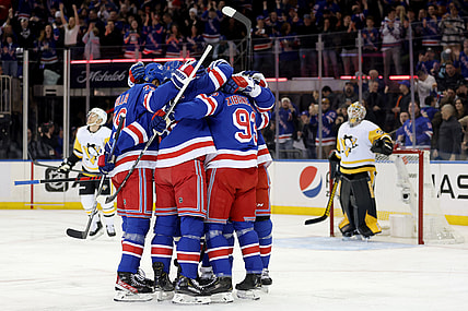 NHL: Pittsburgh Penguins at New York Rangers