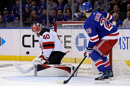 NHL: Stanley Cup Playoffs-New Jersey Devils at New York Rangers