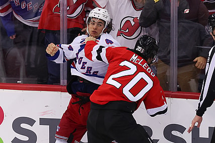 NHL: Stanley Cup Playoffs-New York Rangers at New Jersey Devils