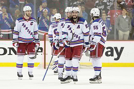 NHL: Stanley Cup Playoffs-New York Rangers at New Jersey Devils