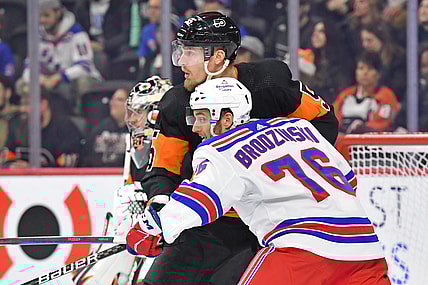 NHL: New York Rangers at Philadelphia Flyers