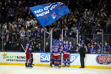 NHL: Stanley Cup Playoffs-New Jersey Devils at New York Rangers