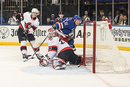 NHL: Ottawa Senators at New York Rangers