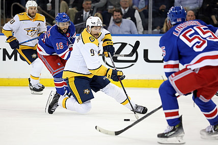 NHL: Nashville Predators at New York Rangers