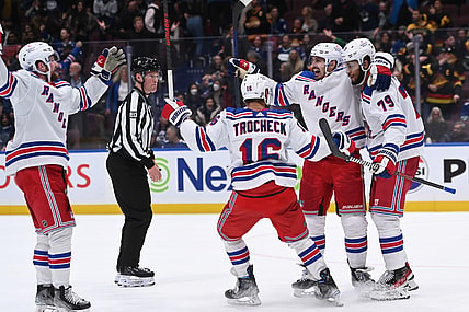 NHL: New York Rangers at Vancouver Canucks