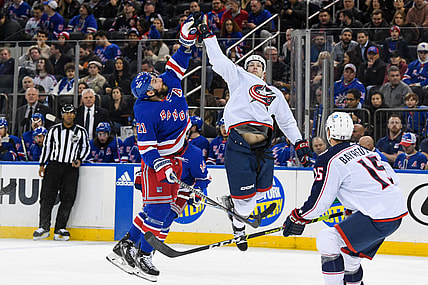 NHL: Columbus Blue Jackets at New York Rangers