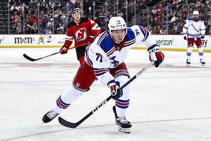 NHL: New York Rangers at New Jersey Devils