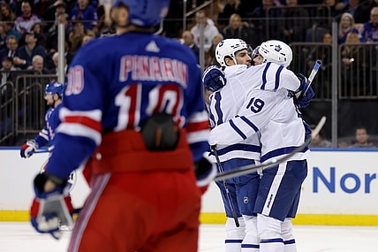 NHL: Toronto Maple Leafs at New York Rangers