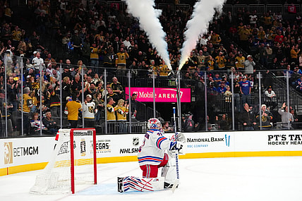 NHL: New York Rangers at Vegas Golden Knights