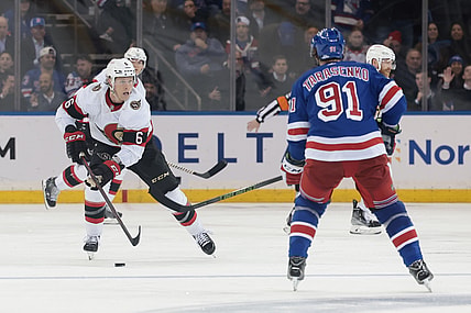 NHL: Ottawa Senators at New York Rangers